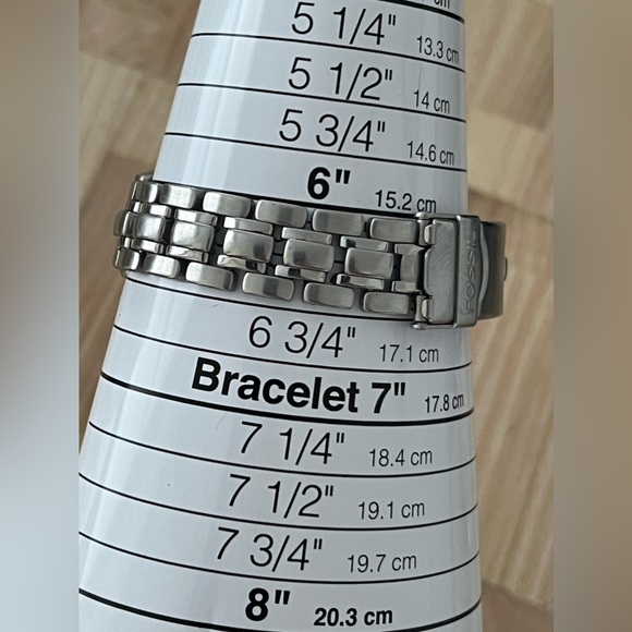 Fossil Blue Ladies Watch Stainless Dial and Bracelet Date Window main image 11